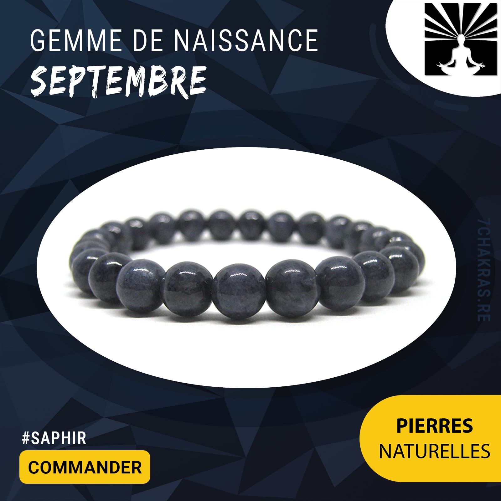 Bracelet Pierre de Naissance -Juillet- Rubis - Tous les Bracelets